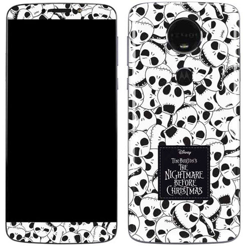 Disney The Nightmare Before Christmas Jack Skellington Pattern Moto E5 Plus Skin