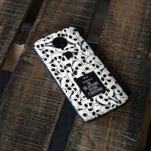 Disney The Nightmare Before Christmas Jack Skellington Pattern Moto E5 Plus Skin
