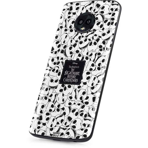 Disney The Nightmare Before Christmas Jack Skellington Pattern Moto G6 Skin