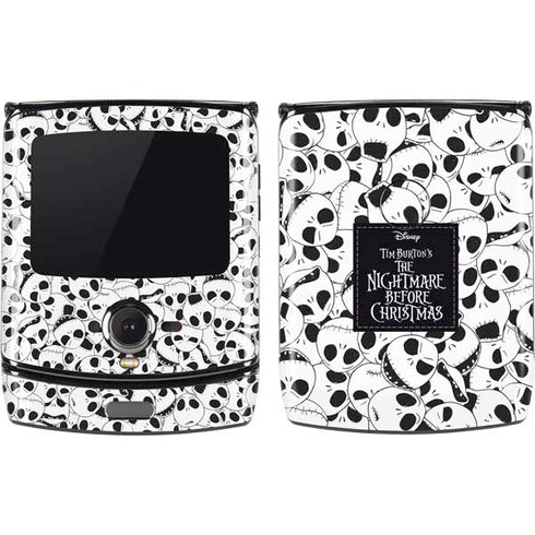 Disney The Nightmare Before Christmas Jack Skellington Pattern Motorola RAZR Skin