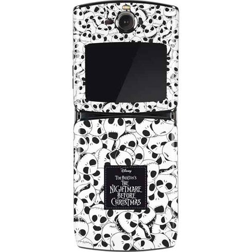 Disney The Nightmare Before Christmas Jack Skellington Pattern Motorola RAZR Skin