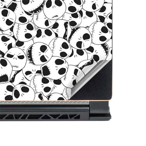 Disney The Nightmare Before Christmas Jack Skellington Pattern MSI GS65 Stealth Laptop Skin