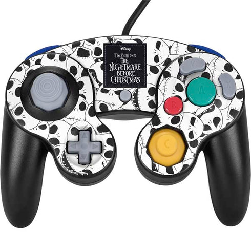 Disney The Nightmare Before Christmas Jack Skellington Pattern Nintendo GameCube Controller Skin