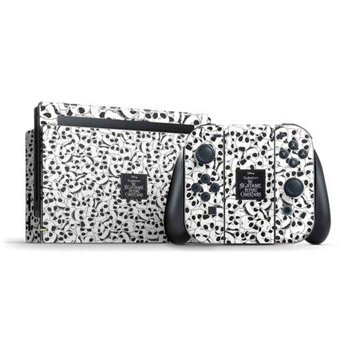 Disney The Nightmare Before Christmas Jack Skellington Pattern Nintendo Switch Bundle Skin