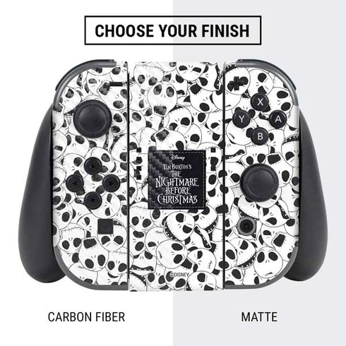 Disney The Nightmare Before Christmas Jack Skellington Pattern Nintendo Switch Bundle Skin