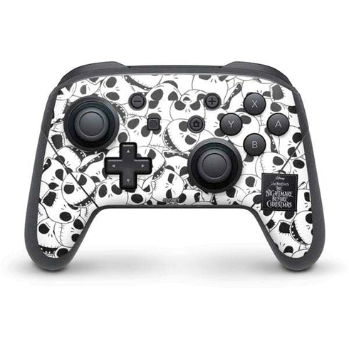 Disney The Nightmare Before Christmas Jack Skellington Pattern Nintendo Switch Pro Controller Skin