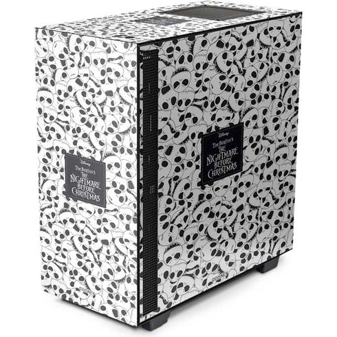 Disney The Nightmare Before Christmas Jack Skellington Pattern NZXT H510 Compact ATX Mid-Tower Case Skin