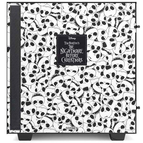 Disney The Nightmare Before Christmas Jack Skellington Pattern NZXT H510 Compact ATX Mid-Tower Case Skin