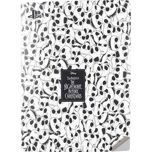 Disney The Nightmare Before Christmas Jack Skellington Pattern PS5 Digital Edition Console Skin