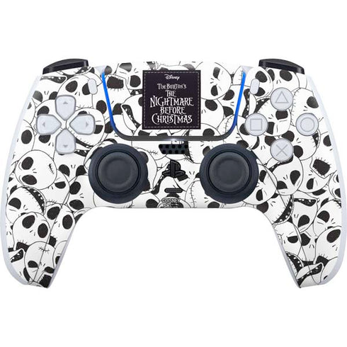 Disney The Nightmare Before Christmas Jack Skellington Pattern PS5 Controller Skin