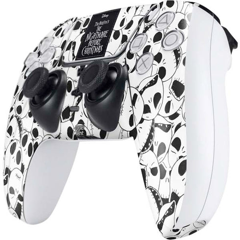 Disney The Nightmare Before Christmas Jack Skellington Pattern PS5 Controller Skin