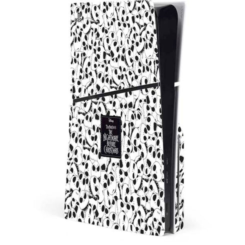 Disney The Nightmare Before Christmas Jack Skellington Pattern PS5 Slim Disk Console Skin