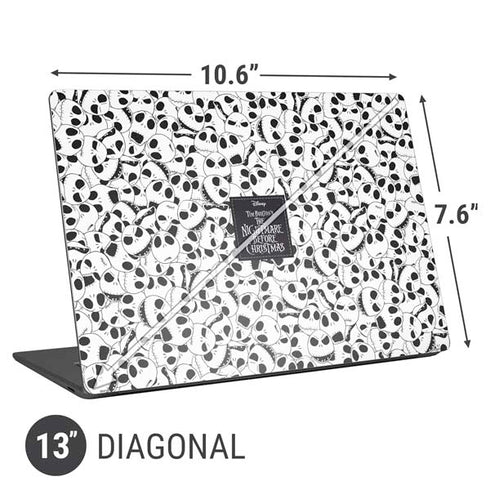Disney The Nightmare Before Christmas Jack Skellington Pattern Universal Laptop 13in (10.6 x 7.6in) Skin