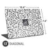 Disney The Nightmare Before Christmas Jack Skellington Pattern Universal Laptop 13in (10.6 x 7.6in) Skin
