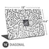 Disney The Nightmare Before Christmas Jack Skellington Pattern Universal Laptop 16in (13 x 9.4in) Skin