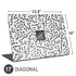 Disney The Nightmare Before Christmas Jack Skellington Pattern Universal Laptop 17in (13.8 x 10in) Skin