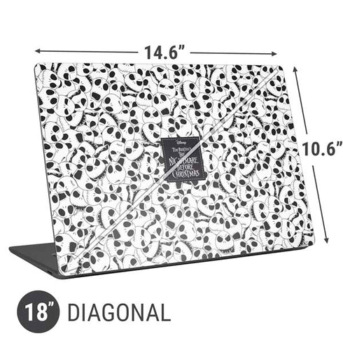 Disney The Nightmare Before Christmas Jack Skellington Pattern Universal Laptop 18in (14.6 x 10.6in) Skin