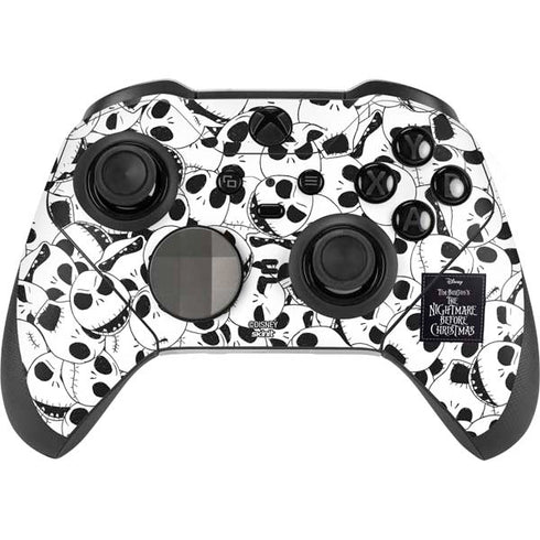 Disney The Nightmare Before Christmas Jack Skellington Pattern Xbox Elite Wireless Controller Series 2 Skin