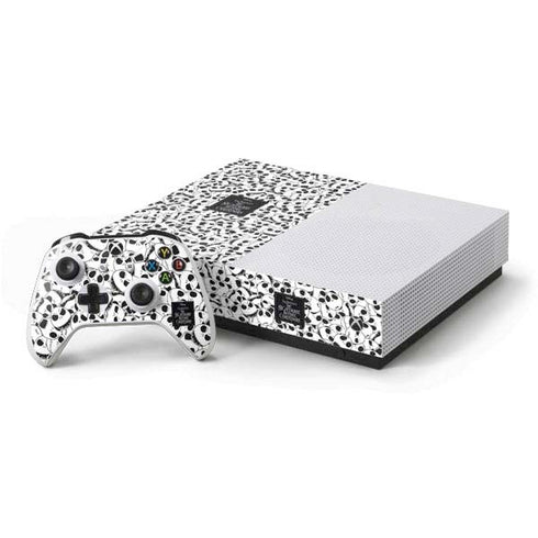 Disney The Nightmare Before Christmas Jack Skellington Pattern Xbox One S All-Digital Edition Bundle Skin