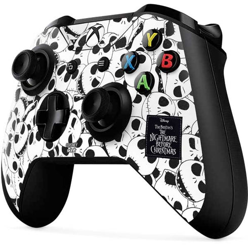 Disney The Nightmare Before Christmas Jack Skellington Pattern Xbox One X Controller Skin