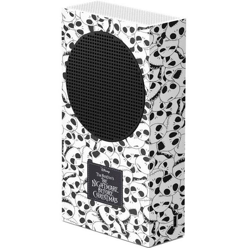 Disney The Nightmare Before Christmas Jack Skellington Pattern Xbox Series S Console Skin