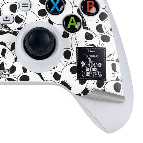 Disney The Nightmare Before Christmas Jack Skellington Pattern Xbox Series S Controller Skin