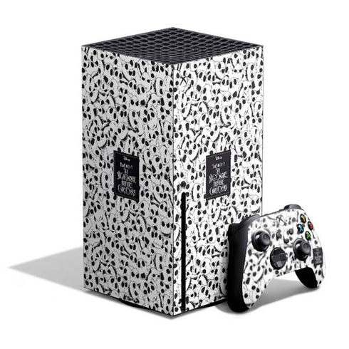 Disney The Nightmare Before Christmas Jack Skellington Pattern Xbox Series X Bundle Skin