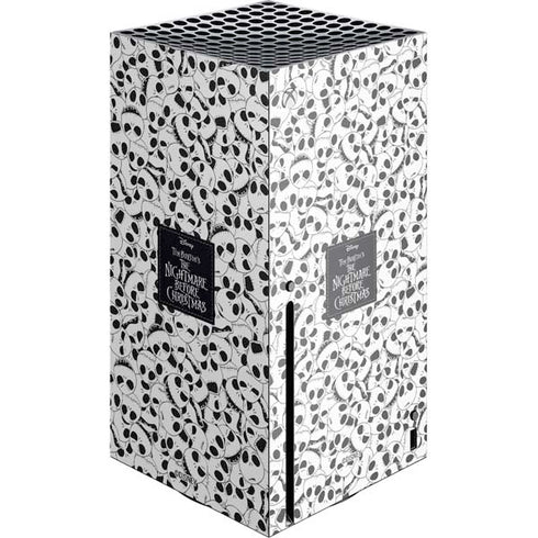 Disney The Nightmare Before Christmas Jack Skellington Pattern Xbox Series X Console Skin