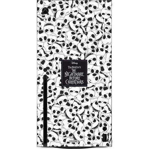 Disney The Nightmare Before Christmas Jack Skellington Pattern Xbox Series X Console Skin
