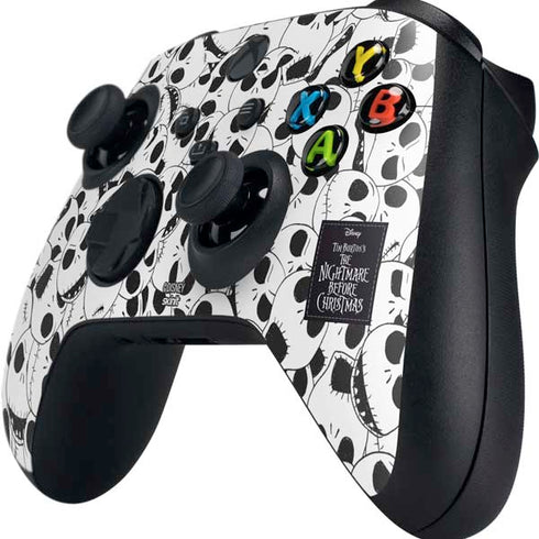 Disney The Nightmare Before Christmas Jack Skellington Pattern Xbox Series X Controller Skin