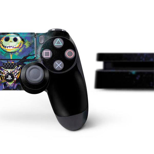 Disney The Nightmare Before Christmas Jack Skellington Art PS4 Slim Bundle Skin