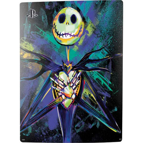 Disney The Nightmare Before Christmas Jack Skellington Art PS5 Digital Edition Console Skin