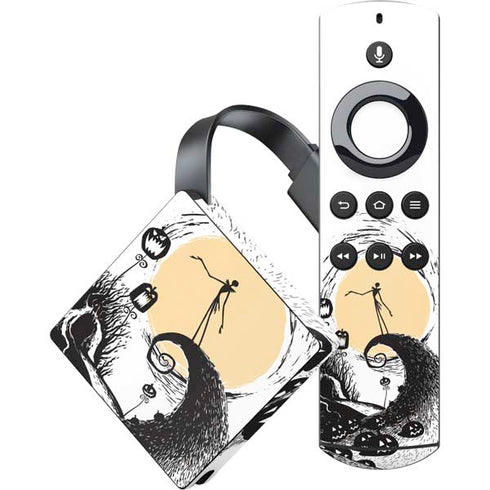 Disney The Nightmare Before Christmas Jack on Spiral Hill Art Amazon Fire TV Skin