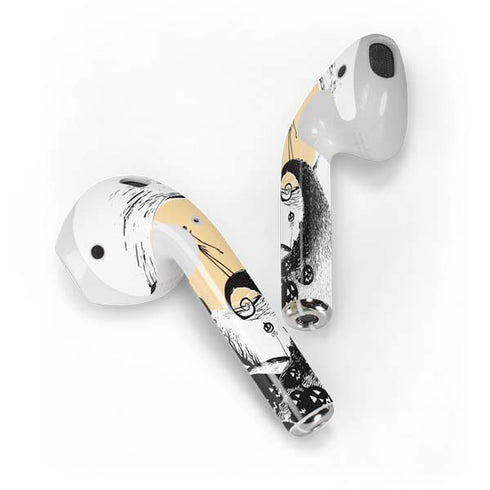 Disney The Nightmare Before Christmas Jack on Spiral Hill Art Apple AirPods Skin