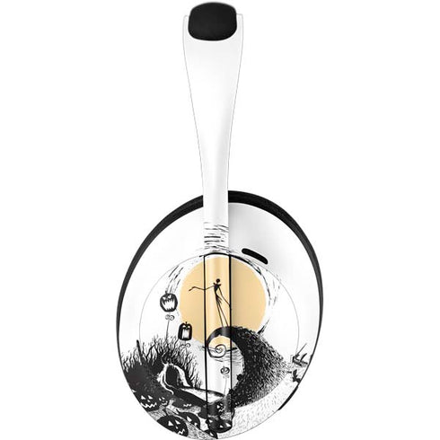 Disney The Nightmare Before Christmas Jack on Spiral Hill Art Bose Noise Cancelling Headphones 700 Skin