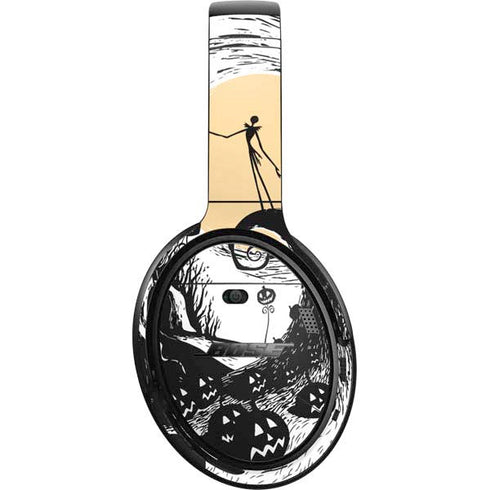 Disney The Nightmare Before Christmas Jack on Spiral Hill Art Bose QuietComfort 35 Headphones Skin