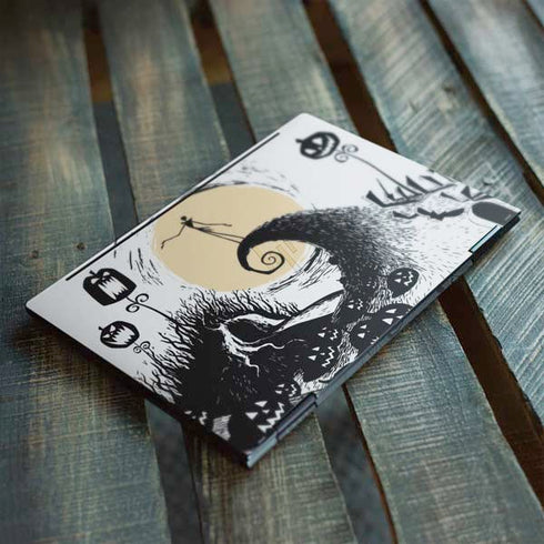 Disney The Nightmare Before Christmas Jack on Spiral Hill Art HP Envy Skin