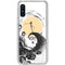 Disney The Nightmare Before Christmas Jack on Spiral Hill Art Galaxy A10e Clear Case