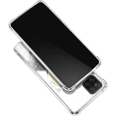 Disney The Nightmare Before Christmas Jack on Spiral Hill Art Galaxy A12 Clear Case