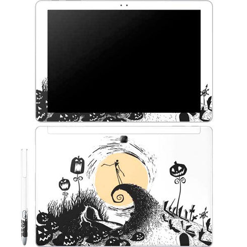 Disney The Nightmare Before Christmas Jack on Spiral Hill Art Galaxy Book 12in Skin