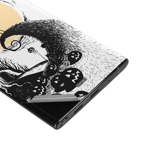 Disney The Nightmare Before Christmas Jack on Spiral Hill Art Galaxy Note 10 Plus Skin