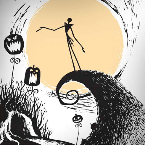 Disney The Nightmare Before Christmas Jack on Spiral Hill Art Galaxy Note 8 Skin