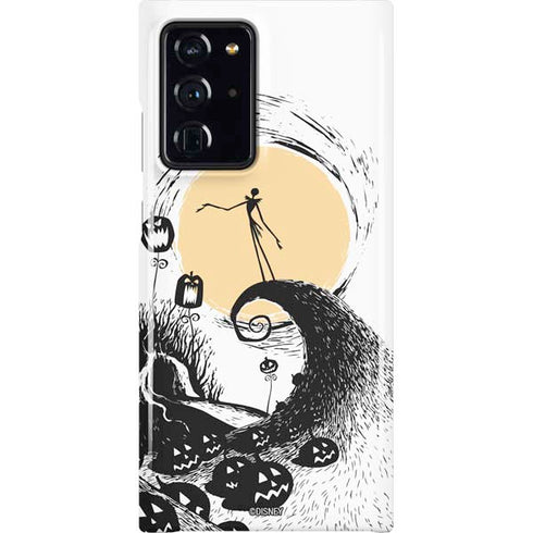 Disney The Nightmare Before Christmas Jack on Spiral Hill Art Galaxy Note20 Ultra 5G Lite Case