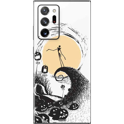Disney The Nightmare Before Christmas Jack on Spiral Hill Art Galaxy Note20 Ultra 5G Skin