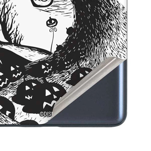 Disney The Nightmare Before Christmas Jack on Spiral Hill Art Galaxy S20 Fan Edition Skin