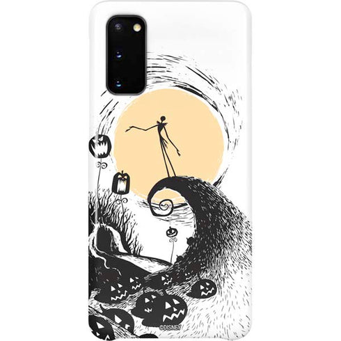 Disney The Nightmare Before Christmas Jack on Spiral Hill Art Galaxy S20 Lite Case