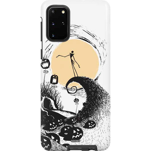 Disney The Nightmare Before Christmas Jack on Spiral Hill Art Galaxy S20 Plus Pro Case