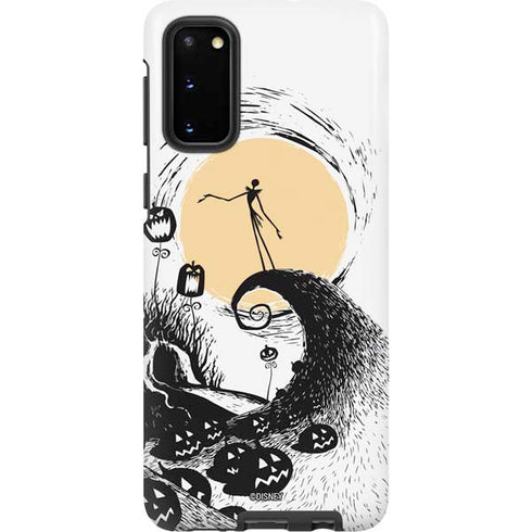Disney The Nightmare Before Christmas Jack on Spiral Hill Art Galaxy S20 Pro Case