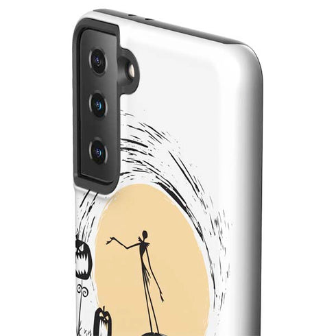 Disney The Nightmare Before Christmas Jack on Spiral Hill Art Galaxy S21 FE Pro Case