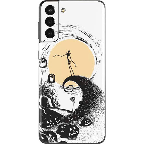 Disney The Nightmare Before Christmas Jack on Spiral Hill Art Galaxy S21 Plus 5G Skin